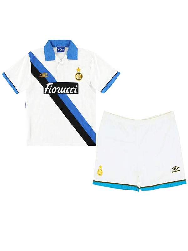 Inter milan away kids kit childrens retro jersey 1994-1995